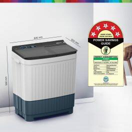 Bosch WJP802POIN, 8 KG Semi Automatic Machine with 5 Star Rating, Vario Pulsator, Wide Scrub Zone and Covered Controls, White Blue