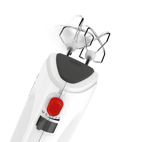 Bosch MFQ22100, 375 Watt Hand Mixer with 4 Variable Speeds + Turbo for better mixing control, White