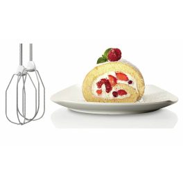 Bosch MFQ22100, 375 Watt Hand Mixer with 4 Variable Speeds + Turbo for better mixing control, White