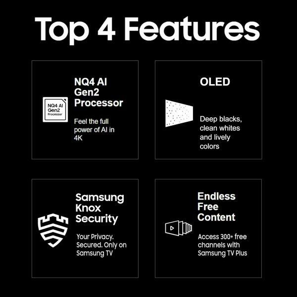 Samsung 55 Inch OLED Television (QA55S90D, Black)