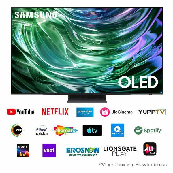 Samsung 55 Inch OLED Television (QA55S90D, Black)