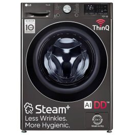 LG FHD1107STB, 11/7 KG Washer Dryer with Direct Drive Motor, 5 Star Rating, TurboWash 360, Steam+, ThinQ with Wi-Fi, Black