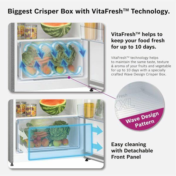 Bosch CTC27K031I, 243 Litre 3 Star Double Door Refrigerator