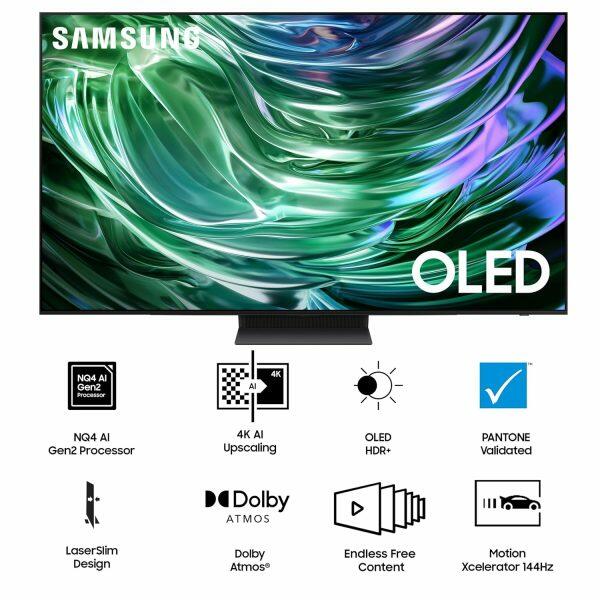 Samsung 55 Inch OLED Television (QA55S90D, Black)