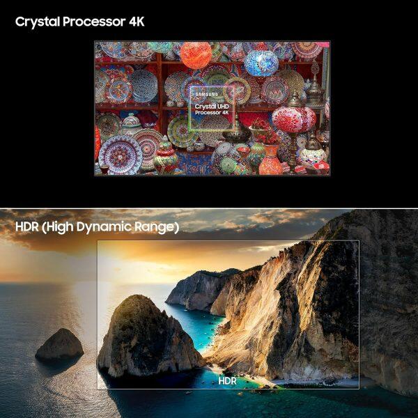 Samsung 55 Inch 4K Ultra HD (UA55DU7000KLXL, Black)