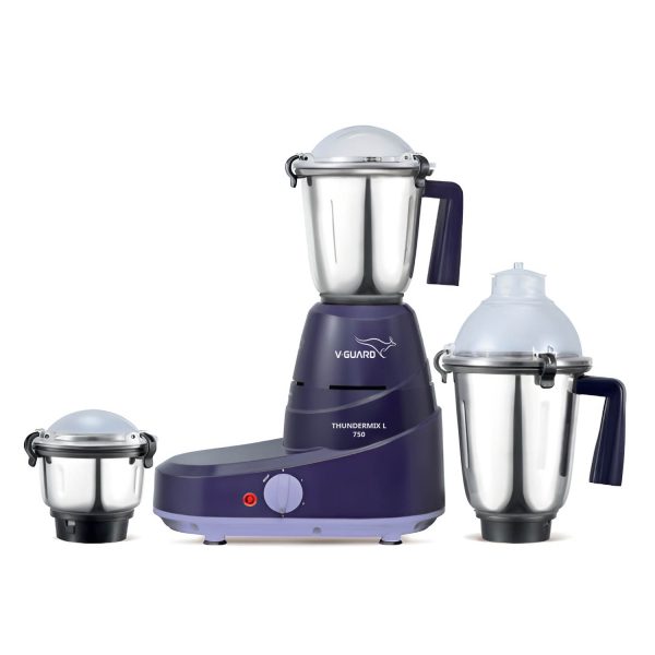 V-Guard 750 Watt Mixer Grinder (Thundermix L 750, Purple)