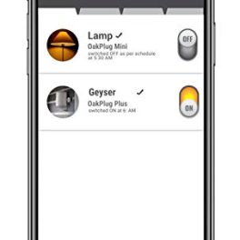 Oakter Kit, Oakter Smart Home Kit with Voice Control with Amazon Alexa, Google Home, Switch on/off device from anywhere with application, White