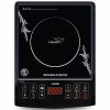 Vguard VIRC01, 2000 Watt Infrared Induction Cooktop with Digital Display, BBQ Grill, Child Lock Function, Compatible for all cooking vessel and Push Button, Black