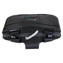 Bajaj SWX3 Deluxe, 800 Watt 2 Slice Sandwich Maker with Non-Stick Coated Plates, Buckle Handle and 2 Year Warranty, Black