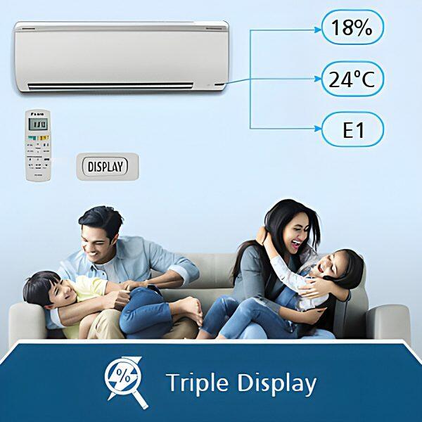 Daikin FTL30UV 0.9 Ton 3 Star Non-Inverter Split AC with Self Diagnosis PM 2.5 Filter, White