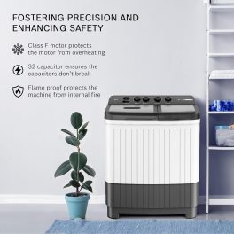 Bosch WJZ801WOIN, 8 KG Semi Automatic Machine with 5 Star Rating and Vario Pulsator, White