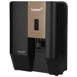 Livpure Allura Premia, RO+UV+UF+Copper+Mineraliser with 10 Stage Advanced Purification, 7 Litre Storage and no service cost for 2.5 Years, Black