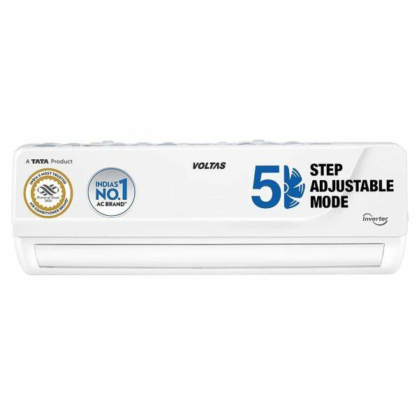 Voltas 183V Vectra Platina 1.5 Ton 3 Star Inverter Split AC with 4-in-1 Convertible, White