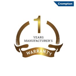 Crompton Insta Comfort, 2000 Watts Room Heater with Adjustable Thermostat, Hyrbid Cyan and Blower Fan, Blue