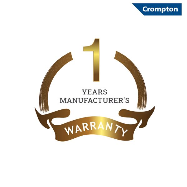 Crompton Insta Comfort, 2000 Watts Room Heater with Adjustable Thermostat, Hyrbid Cyan and Blower Fan, Blue
