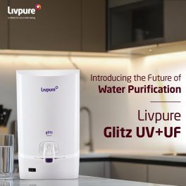 Livpure Glitz UV+UF, 7 Litre Tank Capacity with 3 Stage Filteration and Suitable for municipal Water, White