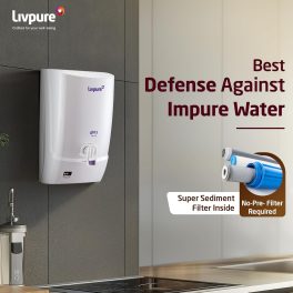 Livpure Glitz UV+UF, 7 Litre Tank Capacity with 3 Stage Filteration and Suitable for municipal Water, White