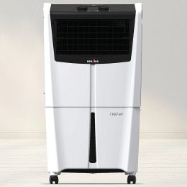 Kenstar Chill HC 40, 40 Litre Personal Air Cooler with 17.8cm Blower, Inverter Compatible, Honeycomb Pads and Auto Swing, White/Black