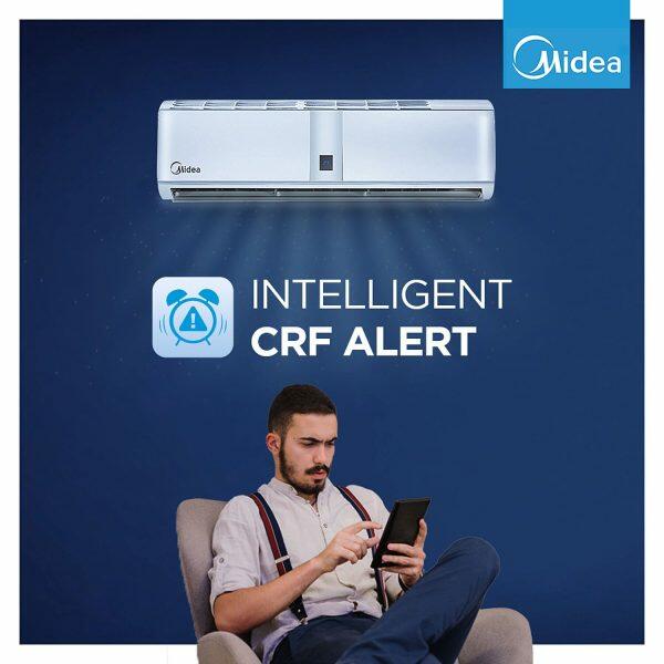 Midea 36K 2* Santis Mega, 3 Ton 2 Star Inverter Split AC with High Ambient Working, Refrigerant Leakage Detector and 4-in-1 Gear Control, White