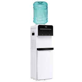 Haier HWD-3MPFMR With Refrigerator Water Dispenser with Large Dispensing Space, Black/White