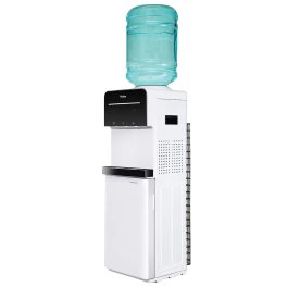 Haier HWD-3MPFMR With Refrigerator Water Dispenser with Large Dispensing Space, Black/White