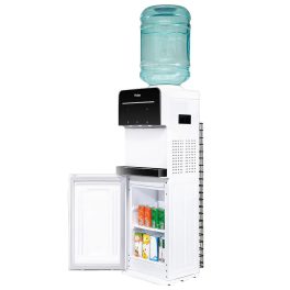 Haier HWD-3MPFMR With Refrigerator Water Dispenser with Large Dispensing Space, Black/White
