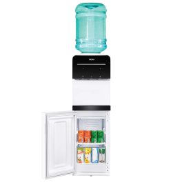Haier HWD-3MPFMR With Refrigerator Water Dispenser with Large Dispensing Space, Black/White