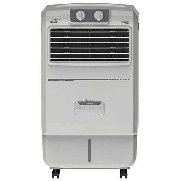 V-Guard Airotron 26L Personal Air Cooler with HoneyComb Pads & Ice Chamber, Grey