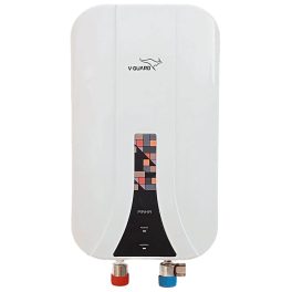 Vgaurd Maha, 3L Instant Water Heater with 6.5 Bar Pressure, Stainless Steel Material, Auto Cut-off System and LED Indicators, White