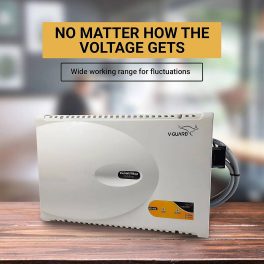 Vguard VG400, Stabilizer for 1.5 Ton AC with Low and High Voltage Cut-off Protection, Intelligent time delay system, Built in Thermal Overload Protection and 3 Year Warranty, White