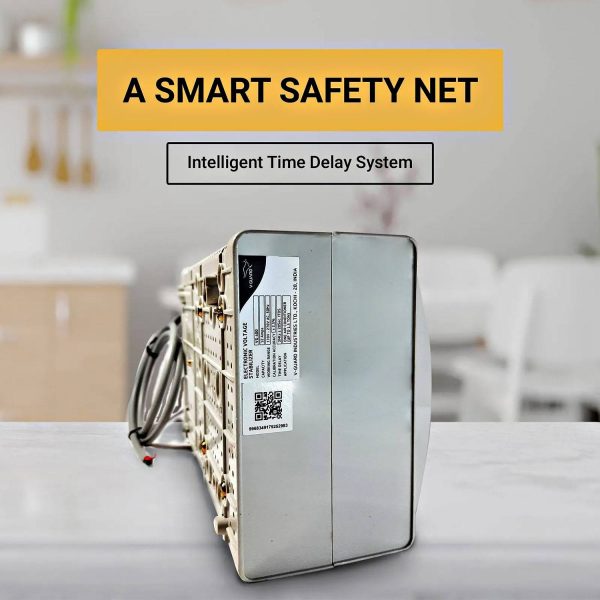 Vguard VG400, Stabilizer for 1.5 Ton AC with Low and High Voltage Cut-off Protection, Intelligent time delay system, Built in Thermal Overload Protection and 3 Year Warranty, White