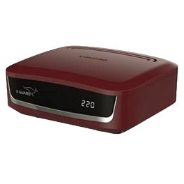 Vguard VSDI50, Stabilizer for Up-To 450 Litre with Digital Display System, Intelligent time delay System, ABS Cabinet and 5 Years Warranty, Red Cherry