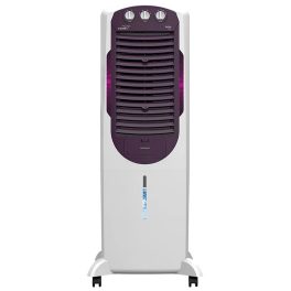 V-Guard Arido 35L Tower Air Cooler with Honeycomb Pads and 4D Air Circulation ,White