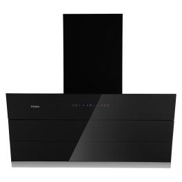 Haier HIH-V60HM-C, 60 CM Vertical Chimney with Powerful Suction, Gesture Control, Heat Auto Clean and Filterless Technology, Black