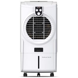 Kenstar Turbcool Neo HC, 50 Litre Desert Air Cooler with Honeycomb Cooling Pads, Motorised Louvre Movement, Ice Chamber, Powerful Fan and Inverter Compatible, White