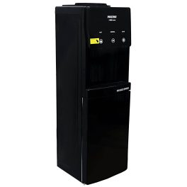 Voltas Spring RV, Water Dispenser with Refrigerator with Normal,Cold & Hot Tap, Black