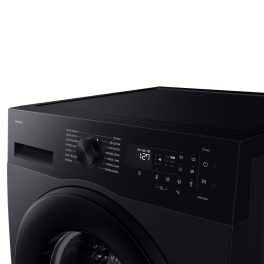 Samsung WW12DG5B24ABTL, 12 KG Fully Automatic Front Load Machine with 5 Star Rating, In-built Heater, Wi-Fi, 39 Minute Wash and 20 Year Compressor Warranty, Black