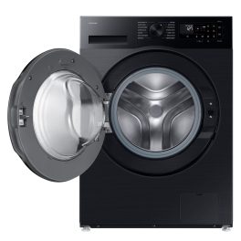 Samsung WW12DG5B24ABTL, 12 KG Fully Automatic Front Load Machine with 5 Star Rating, In-built Heater, Wi-Fi, 39 Minute Wash and 20 Year Compressor Warranty, Black