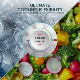 Haier HFC-145SM5 Single Door Convertible Deep Freezer, White