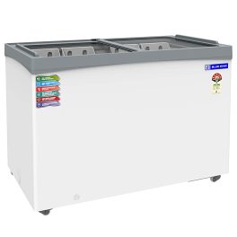 BlueStar GT5-350NP 315L Glass Top Deep Freezer with 5 Star Rating, White