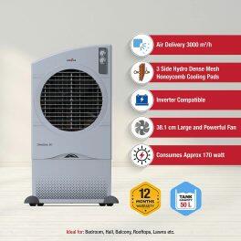Kenstar 50L Desert Air Cooler(Slimline HC 50, Grey)