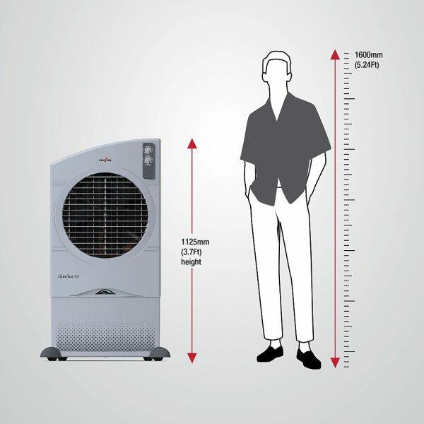 Kenstar 50L Desert Air Cooler(Slimline HC 50, Grey)
