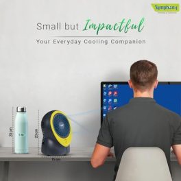 Symphony-Buddy-Mini-Portable-Tabletop-Air-Cooler-for-Home-and-Office-with-Whisper-Quiet-Operation-and-Touch-Control-Yellow-0-0
