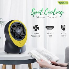 Symphony-Buddy-Mini-Portable-Tabletop-Air-Cooler-for-Home-and-Office-with-Whisper-Quiet-Operation-and-Touch-Control-Yellow-0-0