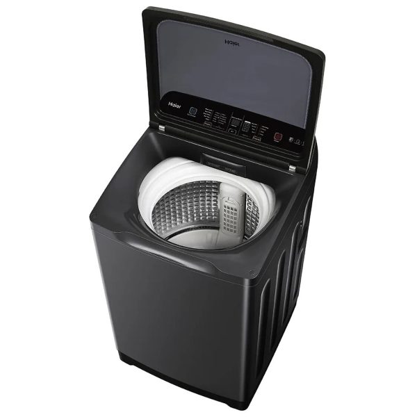 Haier 9 KG Top-Load Machine (HWM90-H678ES8, Dark Silver)