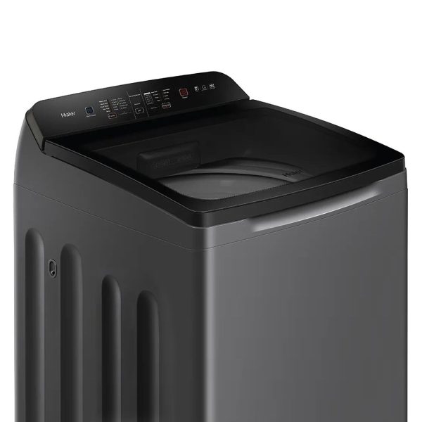 Haier 9 KG Top-Load Machine (HWM90-H678ES8, Dark Silver)