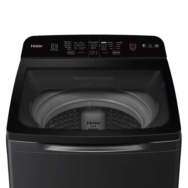 Haier 9 KG Top-Load Machine (HWM90-H678ES8, Dark Silver)