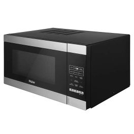 Haier HIL3001ARSB, 30 Litre Convection Microwave with In-built Air Fryer Function, Motorized Rotisserie and Stainless Steel Cavity, Black
