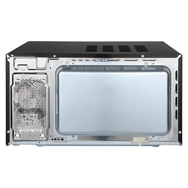 Haier HIL3001ARSB, 30 Litre Convection Microwave with In-built Air Fryer Function, Motorized Rotisserie and Stainless Steel Cavity, Black