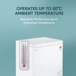 Haier HFC-145SM5 Single Door Convertible Deep Freezer, White